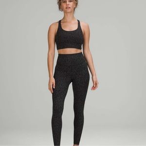 NWOT Lululemon Base Pace High-Rise Tight 25” Leopard Camo Deep Coal Multi 2